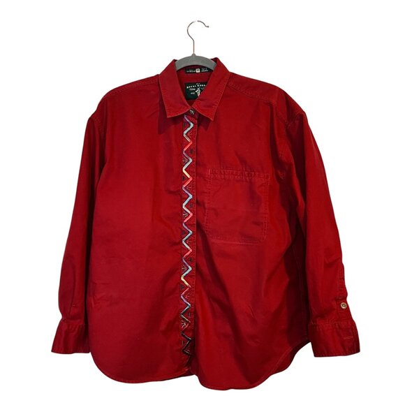 Royal Robbins Tops - Vintage Red Royal Robbins Button Down Shirt